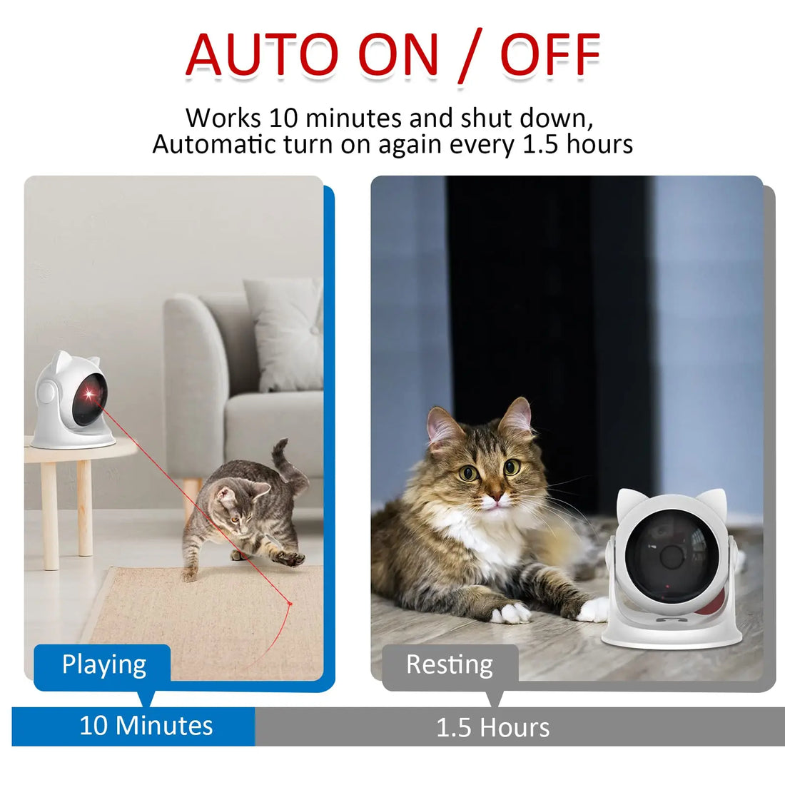 Activated Cat Laser Toy - Puppilor