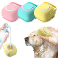 Bathroom puppy dog bath massage glove for brush - Puppilor