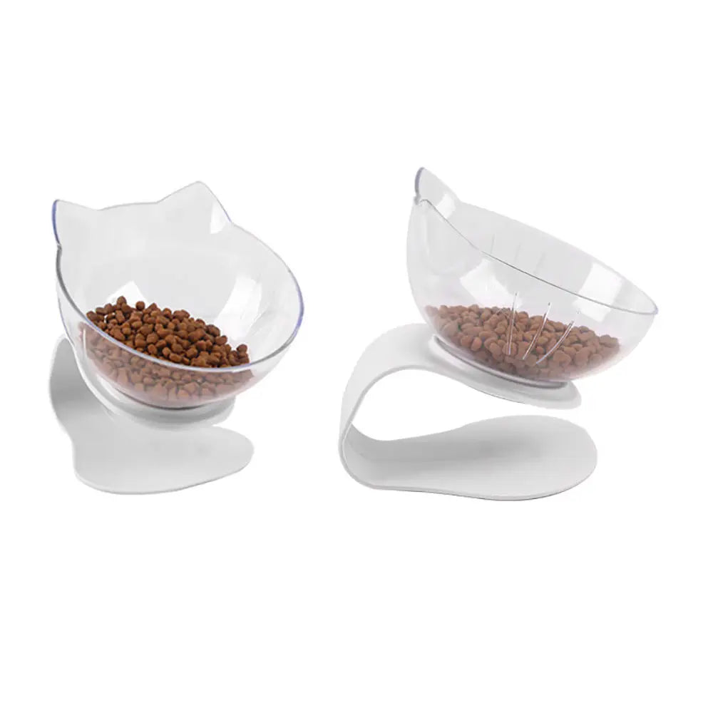 Non-Slip Cat Single Double Pet Bowls - Puppilor